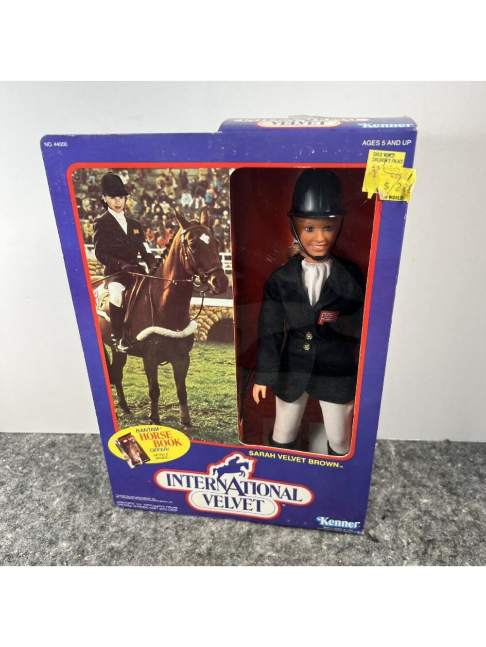 Vintage Doll 1978 Kenner Tatum O'neal Doll Sarah Brown International Velvet -C